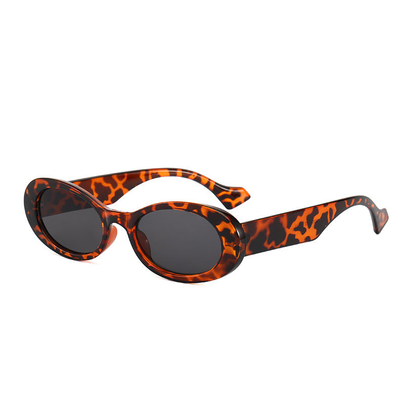 Colorful Oval Jelly Sunglasses