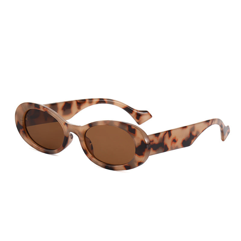 Colorful Oval Jelly Sunglasses