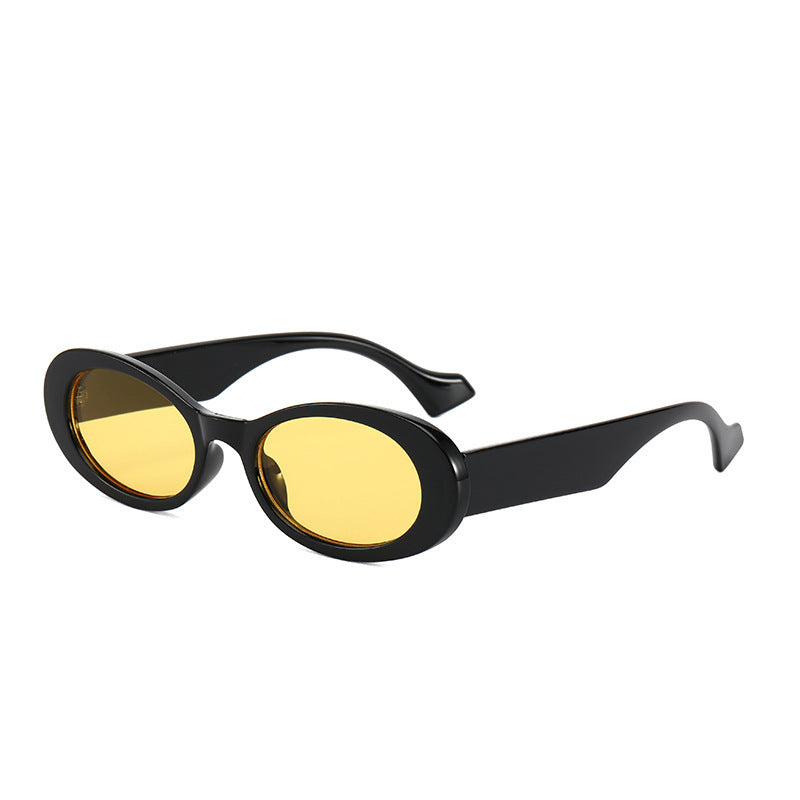 Colorful Oval Jelly Sunglasses