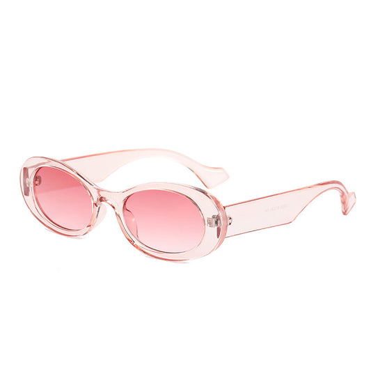 Colorful Oval Jelly Sunglasses